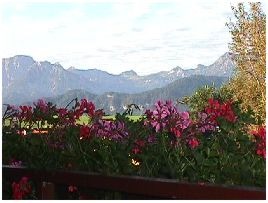 Blick von unserem Balkon